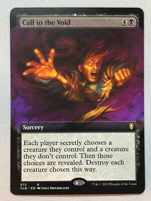 MTG Commander Legends: Battle for Baldur's Gate Call to the Void (Extended Art)