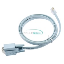 DB9 Rs232 to RJ45 Converter Ethernet Adapter Wire for Routers Network