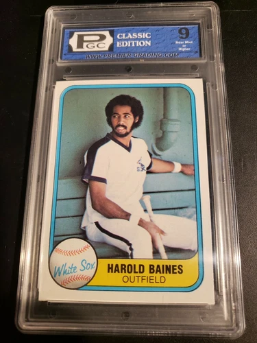 1981 Fleer HAROLD BAINES Chicago White Sox #346 Baseball Card **ROOKIE MINT HOF