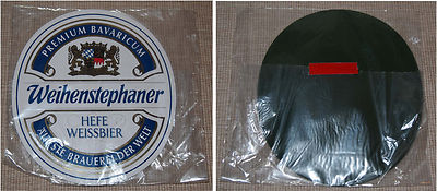 Zapfhahnschild aus Metall WEIHENSTEPHAN HEFE WEISSBIER flach Neu & OVP