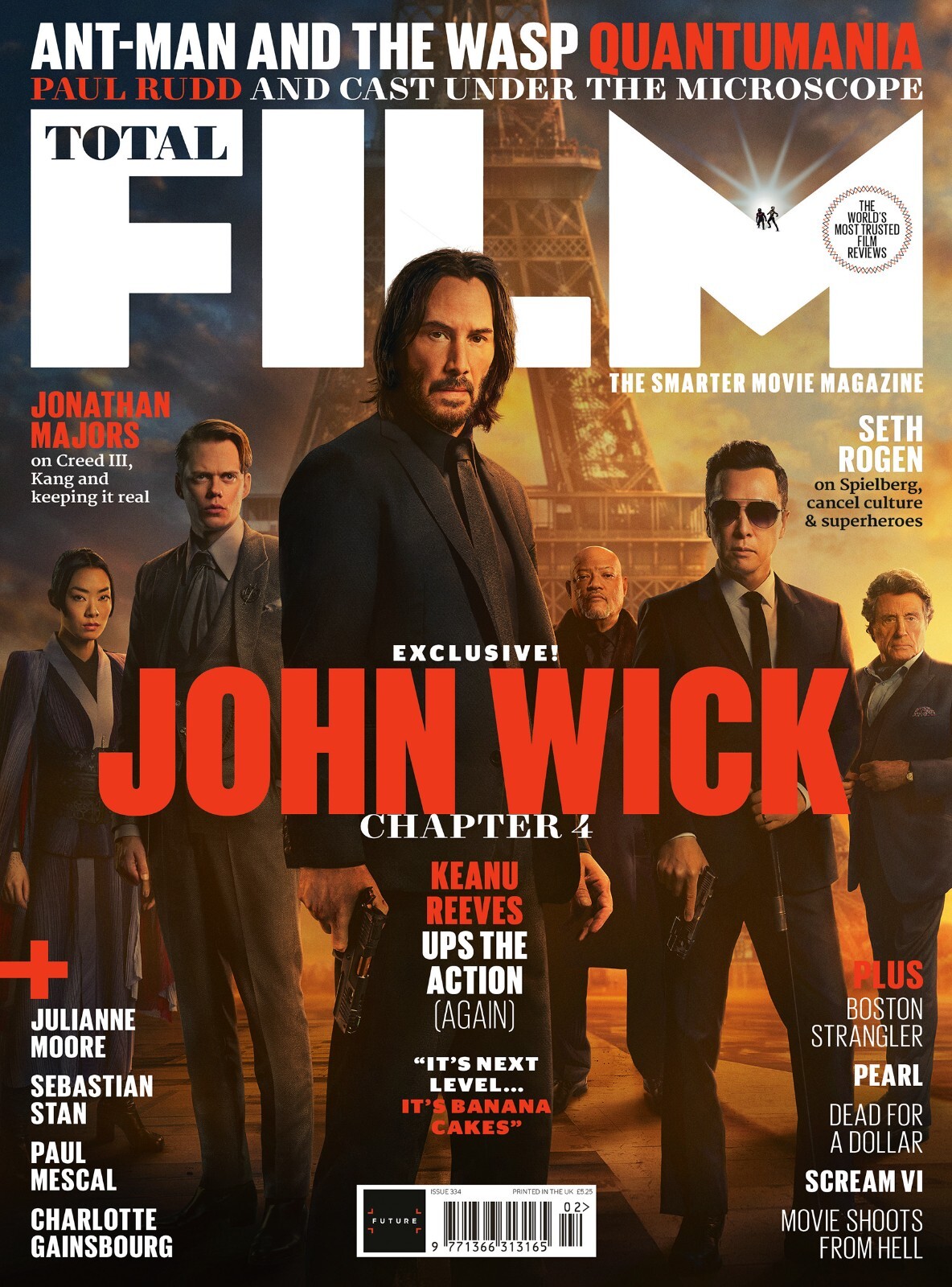 TOTAL FILM Magazine #334 JOHN WICK CHAPTER 4 WORLD EXCLUSIVE Keanu Reeves |  eBay