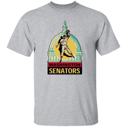 Camiseta de los Washington Senators | Logo del equipo de béisbol MLB 1957 - Imagen 7 de 7