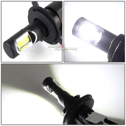 SMOKED LENS HEADLIGHT+CLEAR CORNER+6000K WHITE LED SYSTEM FIT 96-98 CIVIC - Picture 9 of 10