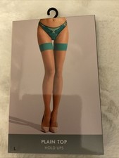 Ann Summers - PLAIN TOP HOLD UP - Stocking Sizes Large - 16-18 New Box