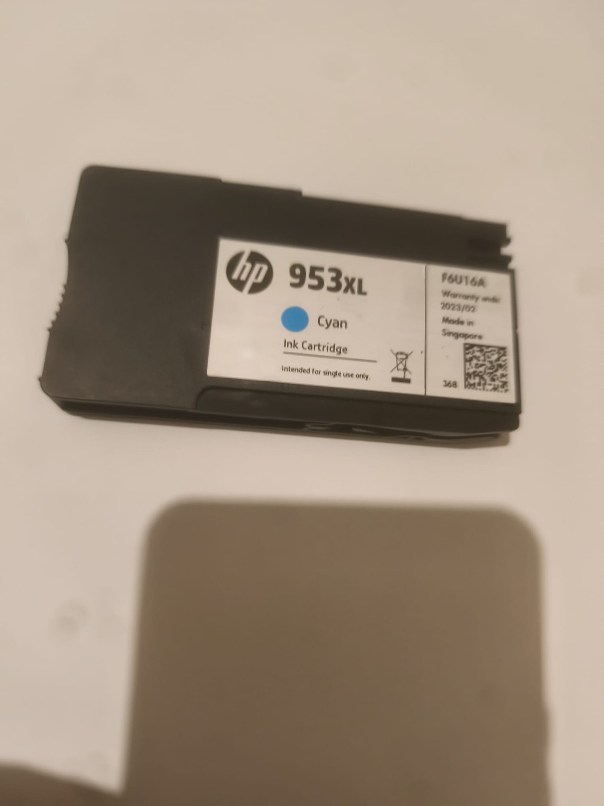 Encre Cyan HP 953XL F6U16AE pour imprimer tous vos dossiers de télétravail