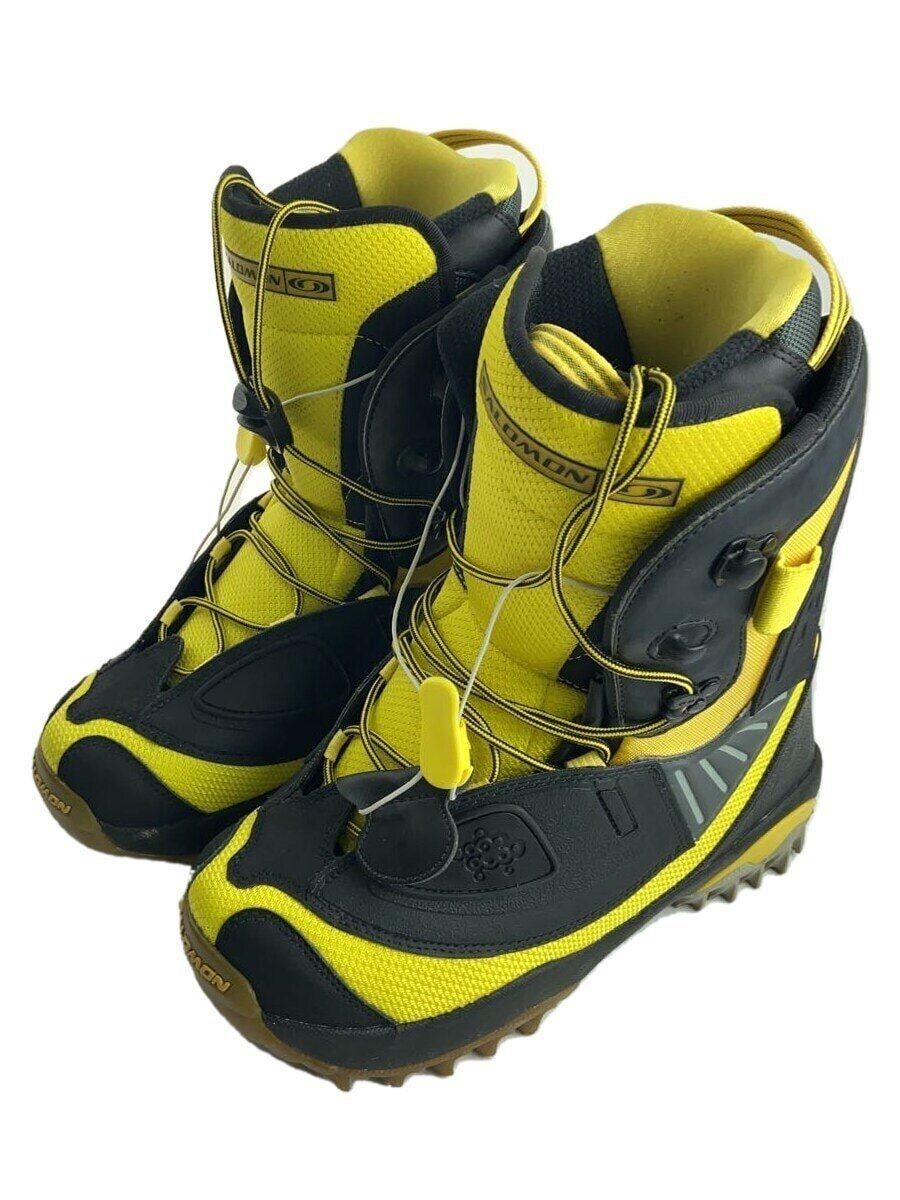 Stivali da snowboard Salomon 26 5 cm lacci giallo usati