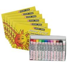 Cray-Pas Junior Artist Oil Pastel Set - Soft Oil Pastels for Kids Artists -...