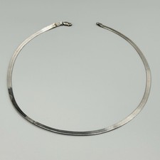 Sterling Silver 925 Snake Chain Necklace Made in Italy 18" 3 mm 9g slight Bend