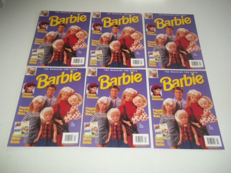 Barbie magazine lot of 6 September/ October 1996 Family Portrait NICE, UNREAD!!!