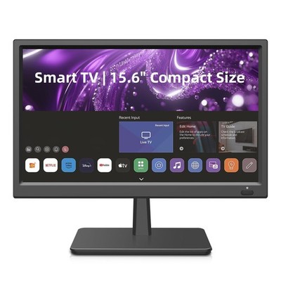 Feihe 15.6 Inch Small Smart TV HD 1080P LED, Flat Screen Smart Television