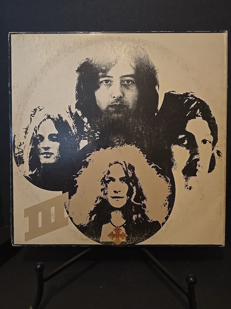 Led Zeppelin III 1974 LP SD 7201 Spin Wheel + Gatefold Vinyl