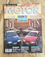MOTOR MAGAZINE DECEMBER 1992 FORD FALCON EB GT HOLDEN COMMODORE GTS V8 MCLAREN