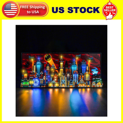 Lighting Kit Compatible with Lego The Animated Series Gotham City  76271, B