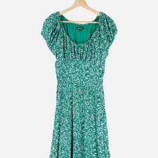 Madewell Floral Ruched Scoop Neck Maxi Dress Size 6 *EUC