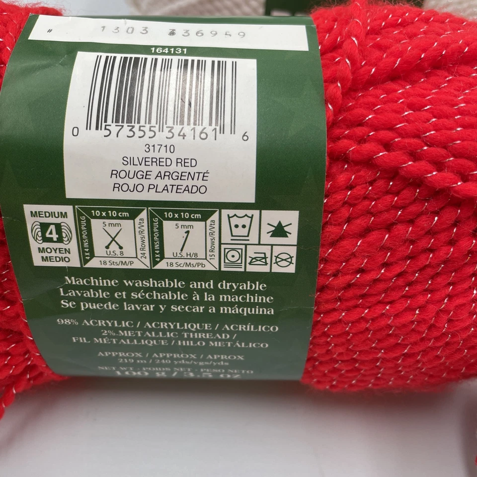 Hilo Bernat Felices Fiestas 4 madejas parciales más Phentex X-Mas Brite Foto 4 de 4