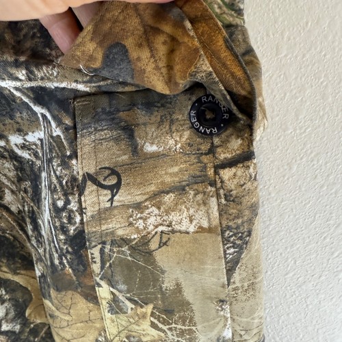 Ranger Camo Pants Men Medium Realtree Hunting Adjustable Waist 6 Pocket Outdoor - Picture 4 of 13