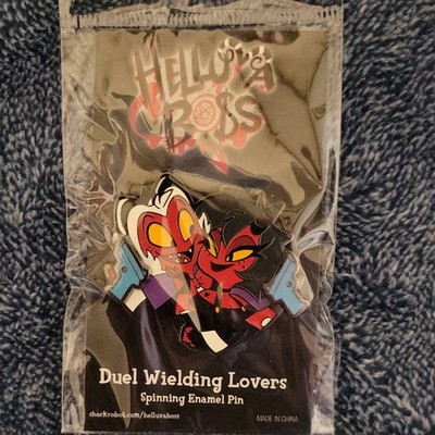 Helluva Boss Duel Weilding Lovers Enamelled Pin Animation Multicolor
