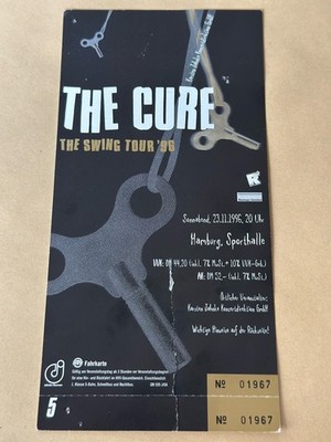The Cure Konzert Ticket 23.11.1996 Hamburg Sporthalle/No 01967