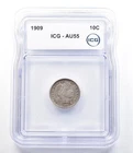 1909 Barber Dime AU55 ICG *6948