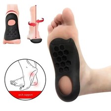 3/4 Orthotic Shoe Insoles Inserts Flat Feet High Arch Support Plantar Fasciitis