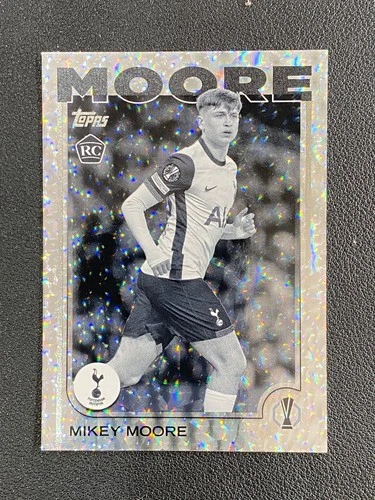 Mikey Moore 2024-25 Topps UCC Flagship Black White icy 014/150 RC #199