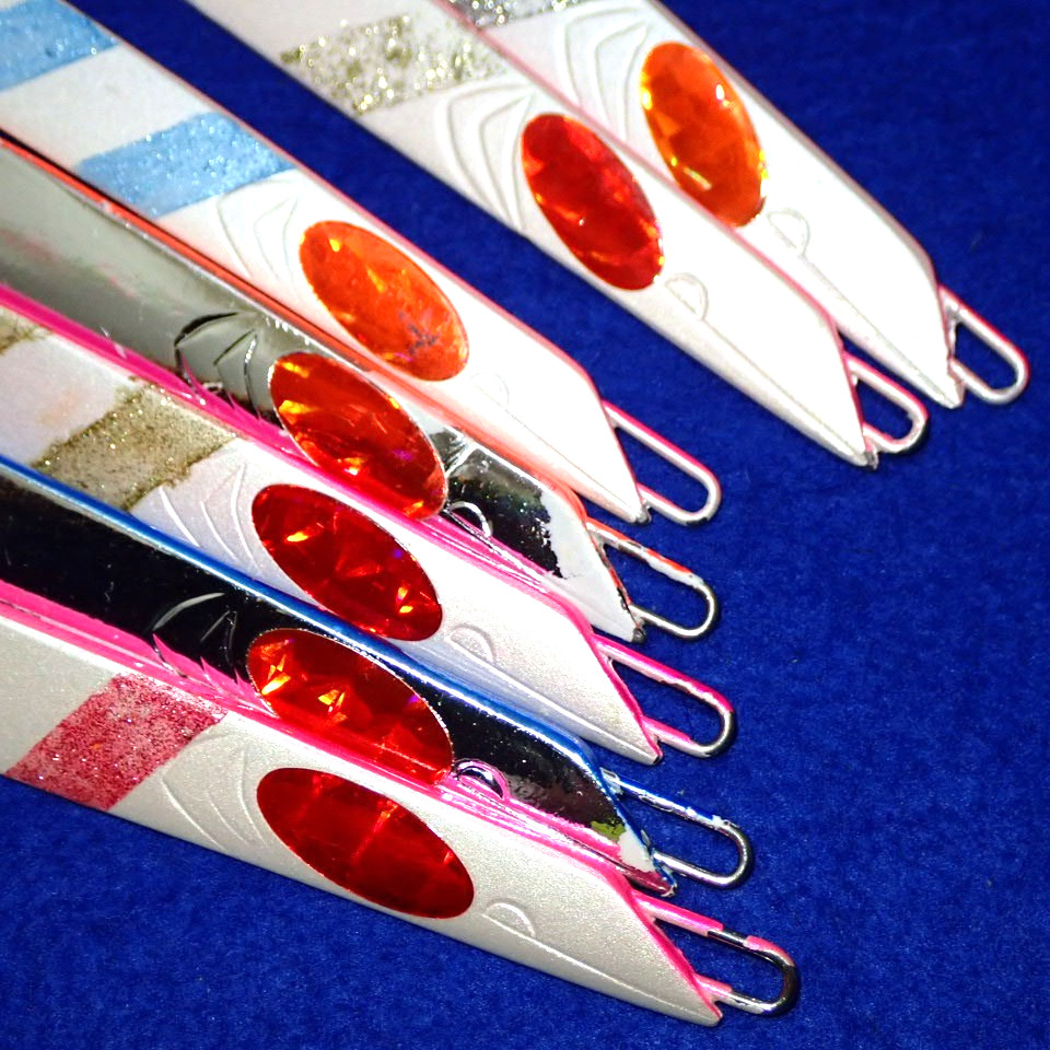 FISHERMAN CRAZY LONG JDM Fishing Lure Lot of 7 Handcrafted Jig Made in Japan - Image 9