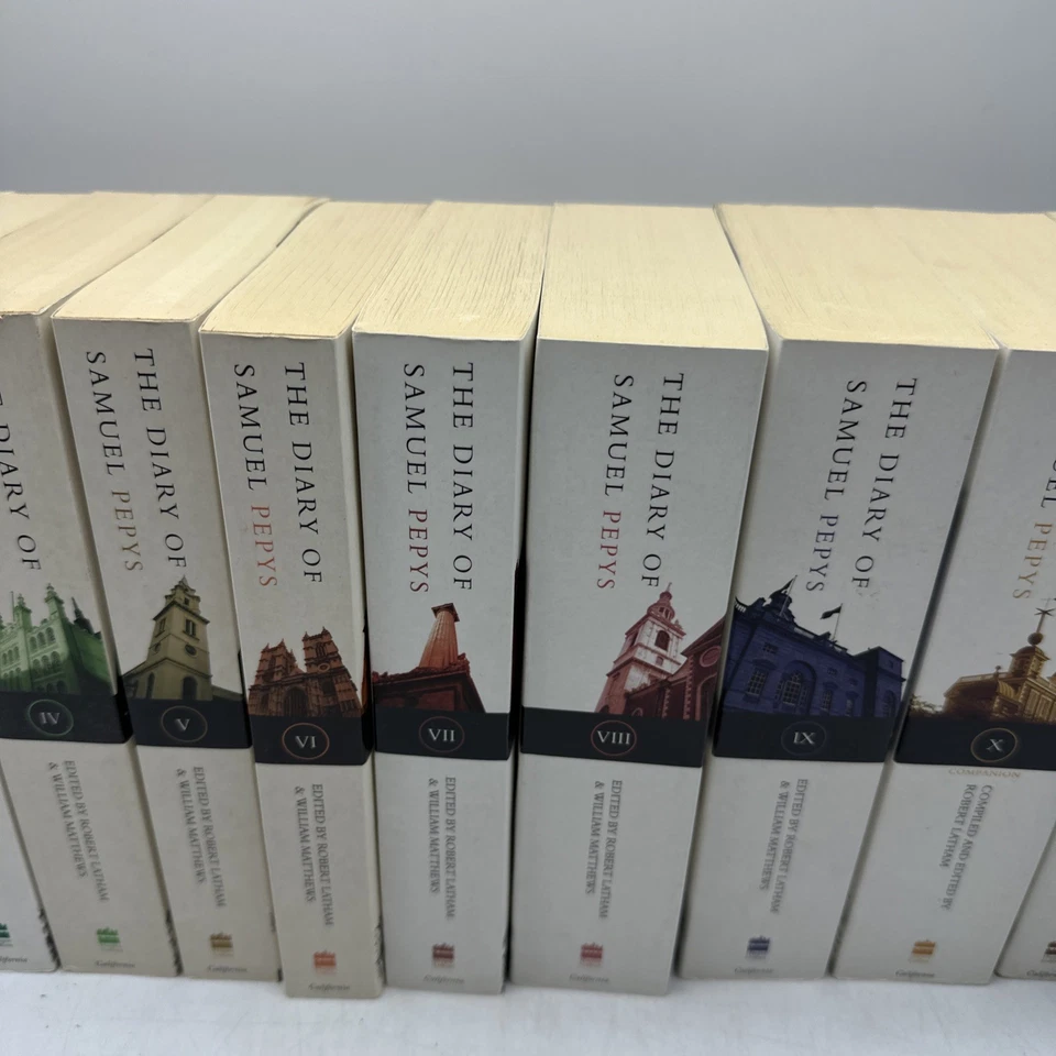 the diary of Samuel Pepys- 11 volumes- 1st ed.- 2000- PB W36 — 第 4/4 张图片
