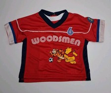 VTG Disney Winnie The Pooh T-Shirt Baby 18 Month Embroidered Y2K Football Jersey