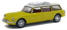 Citroen DS 19 Break 1960 yellow roofwhite diecast model car 4304400 Solido 1:43