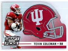 2015 Panini Prizm Collegiate Draft Picks #43 Tevin Coleman Helmet Die Cuts