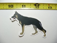 GERMAN SHEPHERD SMALL STICKER DECAL CLASSIC STAND DOG PET FUNNY