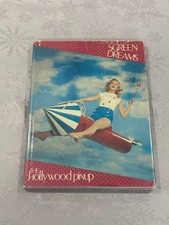 SCREEN DREAMS THE HOLLYWOOD PINUP TONY CRAWLEY MENS INTEREST HARDCOVER BOOK ~B3