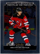 Nikita Okhotiuk 2022-23 O-Pee-Chee Platinum New Jersey Devils Rookie #256