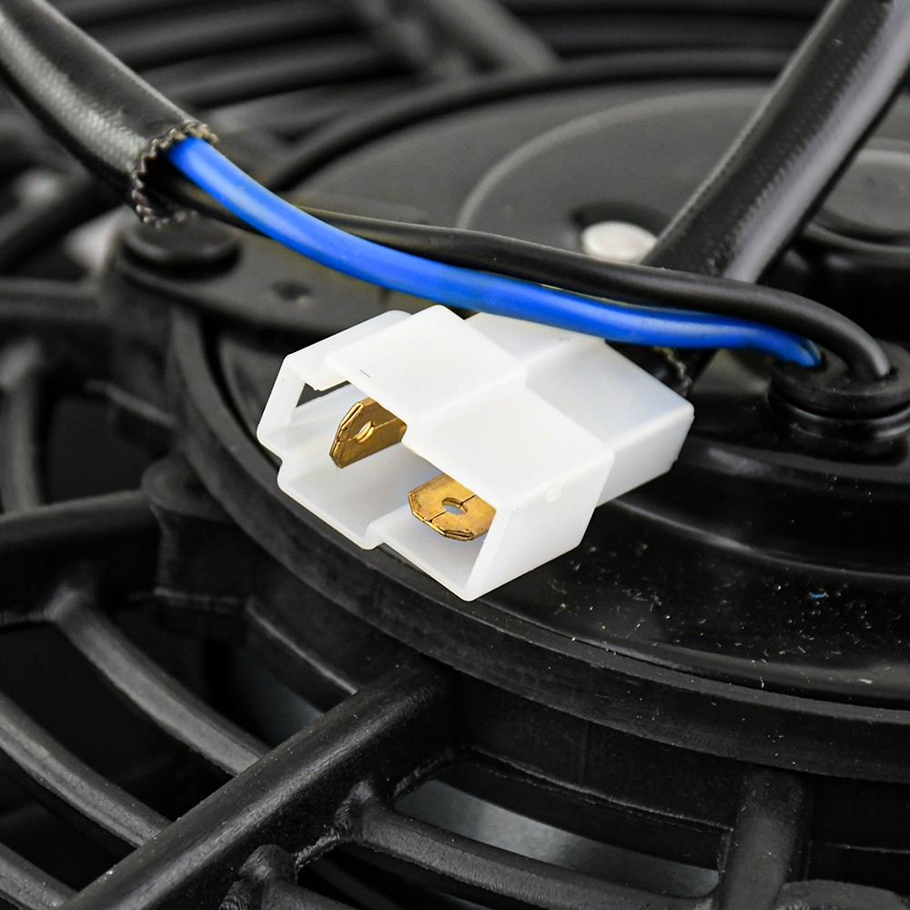 16Inch Electric Radiator Cooling Fan Thermostat Kit 3500 CFM Reversible Push 12V