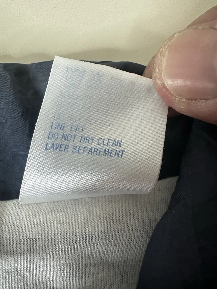 Винтажный 90-х Reebok ветровка куртка комплект костюм темно-синий размер XL - Изображение 4 из 4