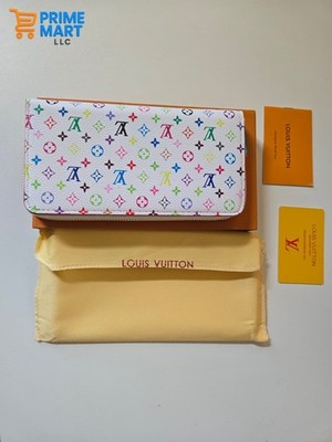 Louis Vuitton Monogram Multicolor Zippy Zip Around Long Wallet