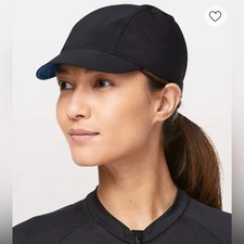 Women's  LULULEMON City to Summit Cycling Cap Baseball Hat Black M/L NEW