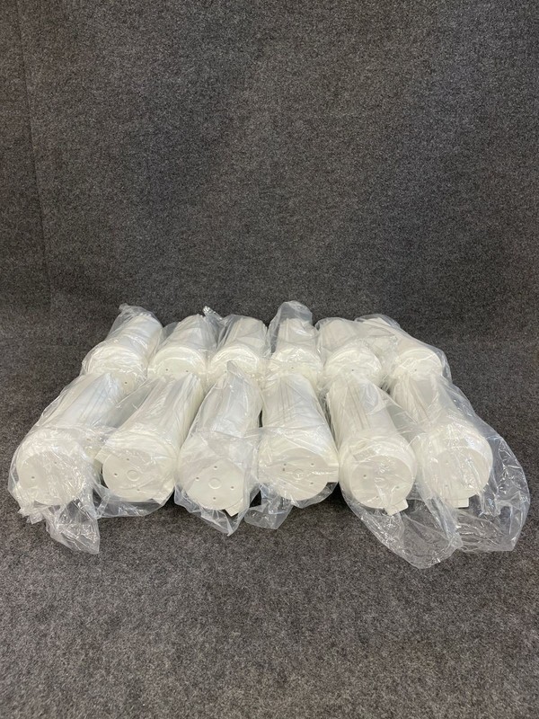 HYDRONIX 10" White Flat Cap Ro & Filtration System 3/8" Port Qty 12*