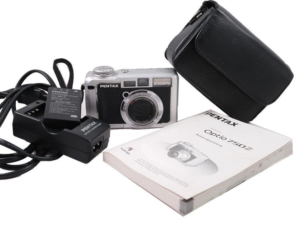 Pentax Optio 750 Z Digitale Kompaktkamera im Set  #1092