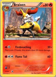 Braixen 9/39 Kalos Starter Set Common