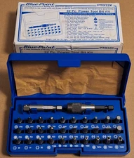 NOS Blue Point (by Snap On) 32 Piece 1/4" Power Tool Bit Set