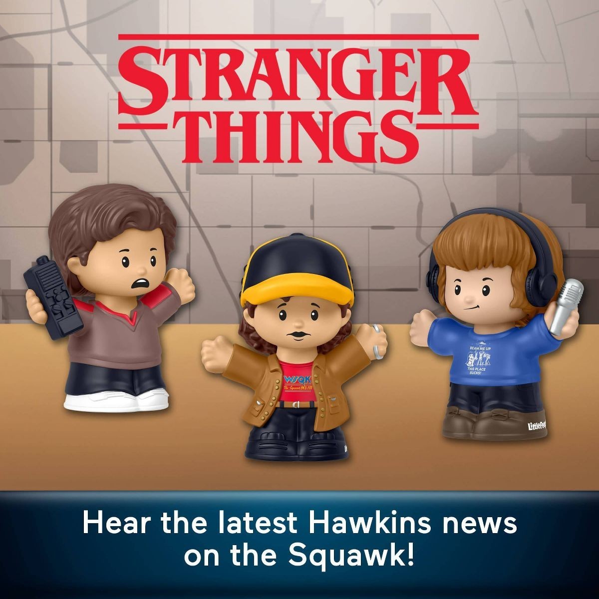 フィッシャープライス リトルピープル ストレンジャーシングス WSQK Little People 3pk Stranger Things Season 5 WSQK Steve Robin Dustin