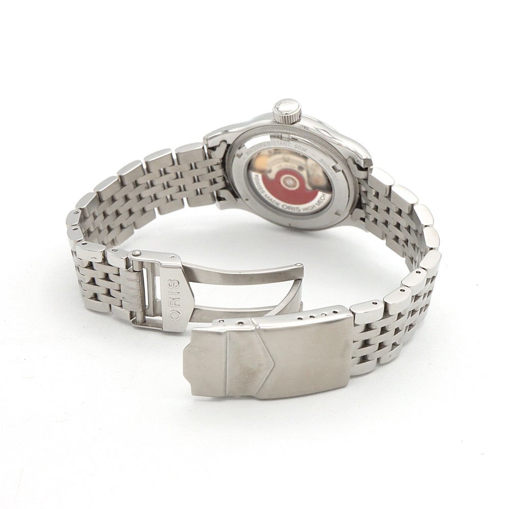 ORIS Big Crown Pointer Date 7551 Date Silver SS S… - image 3