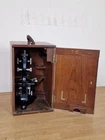 Vintage WW2 British Military W. Watson & Sons Ltd Cased Service Microscope 92185