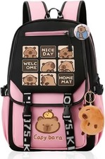 Capybara Zainetti per Bambini, 11 pezzi Zaino Scuola Elementare Capybara,