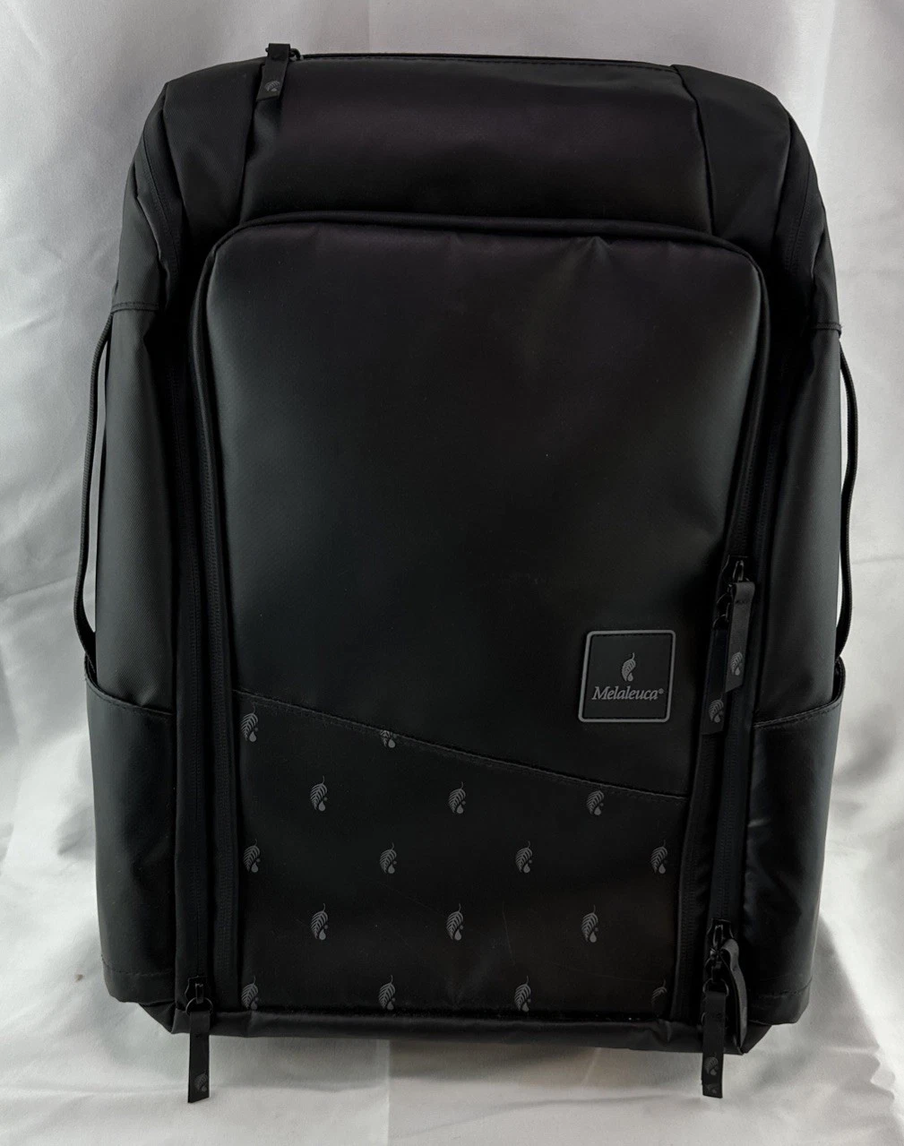 Melaleuca Black Travel Laptop Backpack Large Durable Water Resistant Expandable