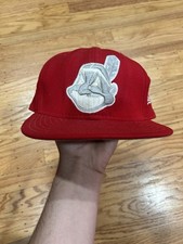 New Era Cleveland Indians 59FIFTY Fitted Cap MLB Red/Gray 7 3/4
