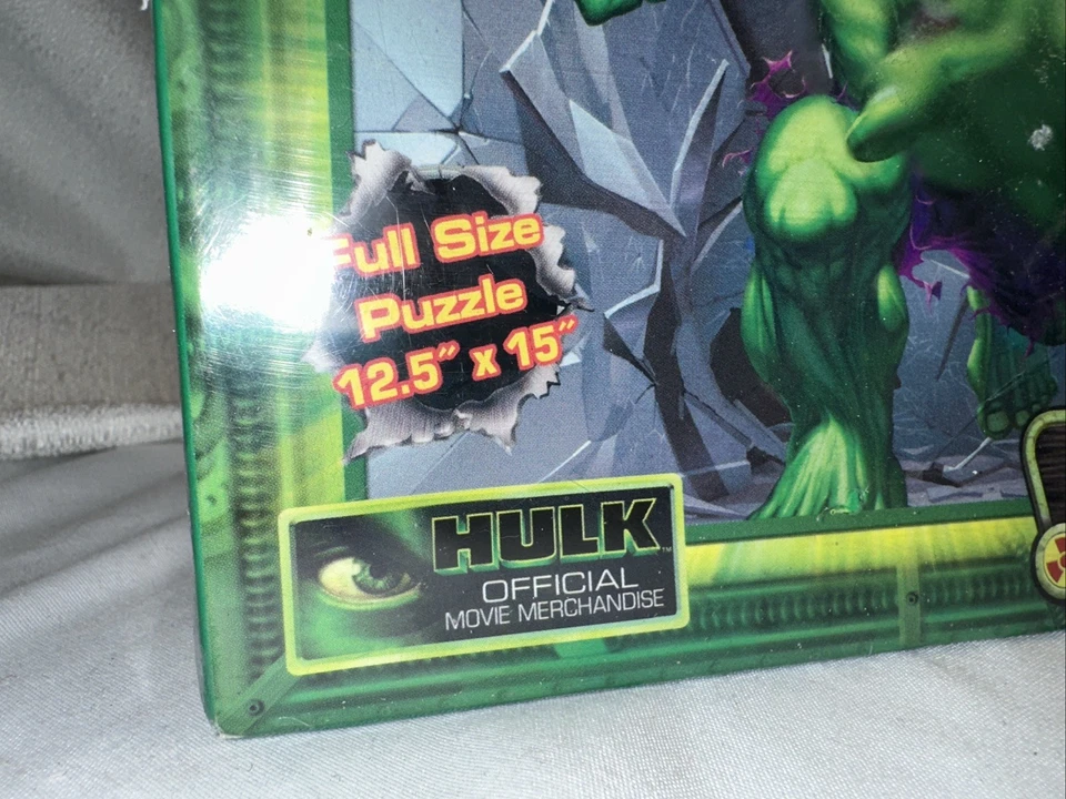 Marvel Hulk Puzzle Pressman 2003 Universal Hulk Full Size Brand New Sealed - Image 2 of 4