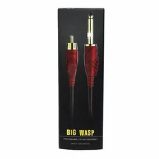 New BIG WASP Premium  Silicone Soft Tattoo RCA Clip Cord