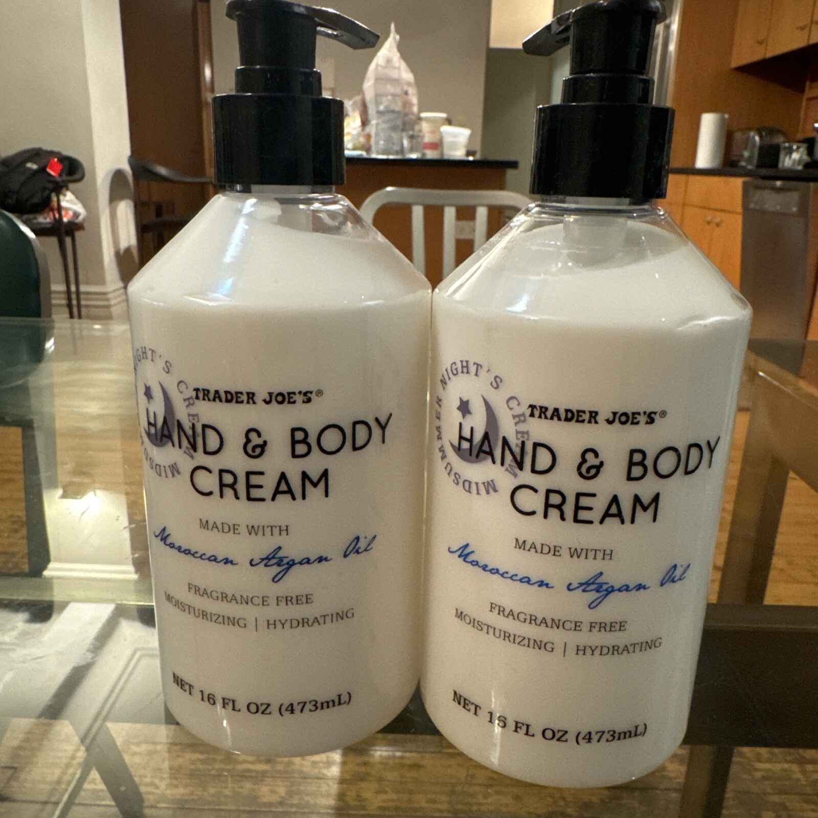2 PACK Trader Joes A Midsummer Night's Cream Hand & Body Lotion
